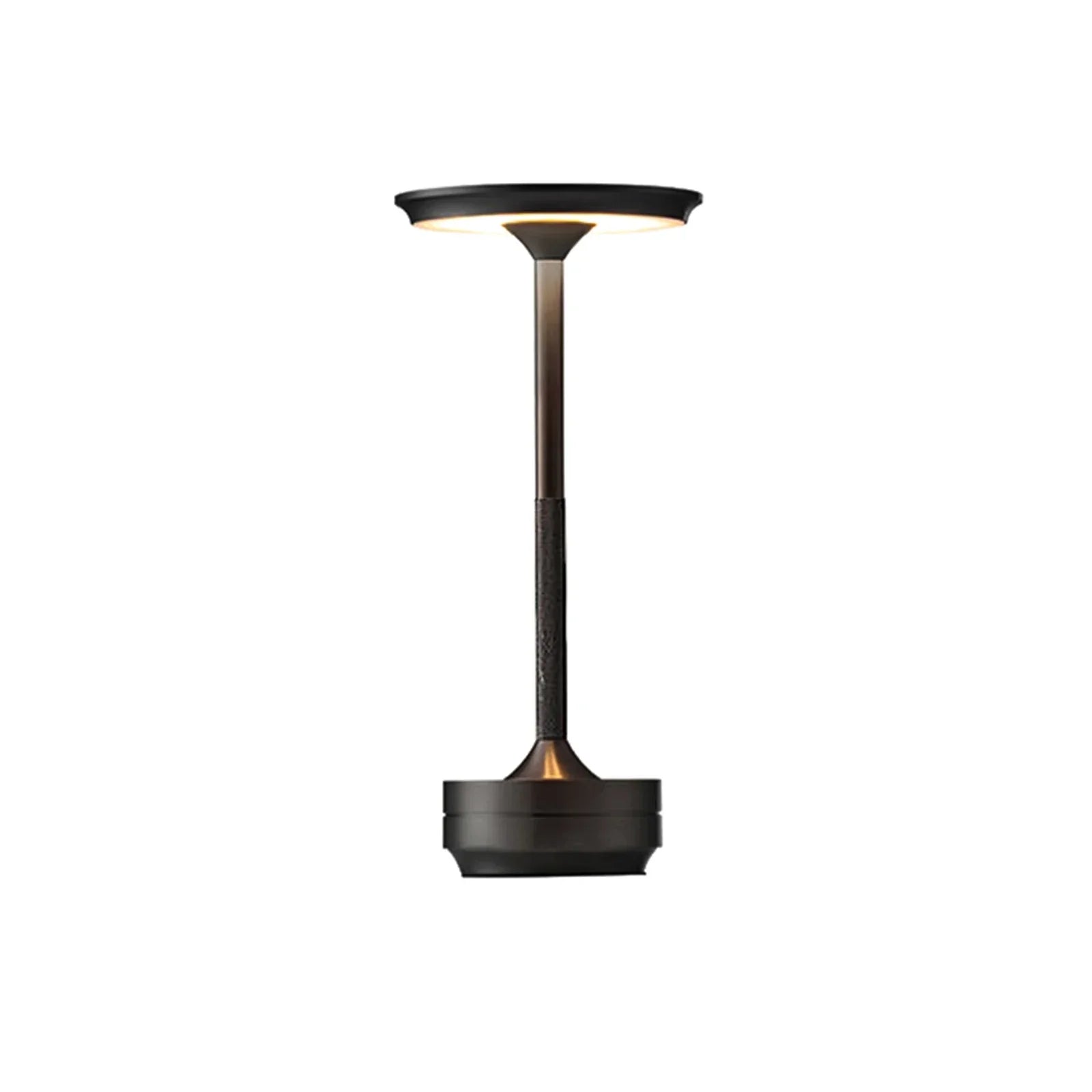 Cordless Rechargeable Modern Aura Table Lamp with Touch Controls | Wireless LED Light for Modern Side Tables and Office Desks | Minimalist Table Lamp