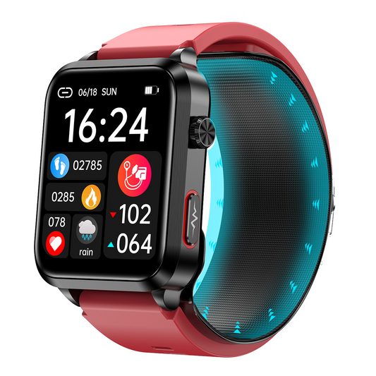KHP1 Blood Pressure Smart Watch with Air Bags Cuff ECG Wrist BP Monitor