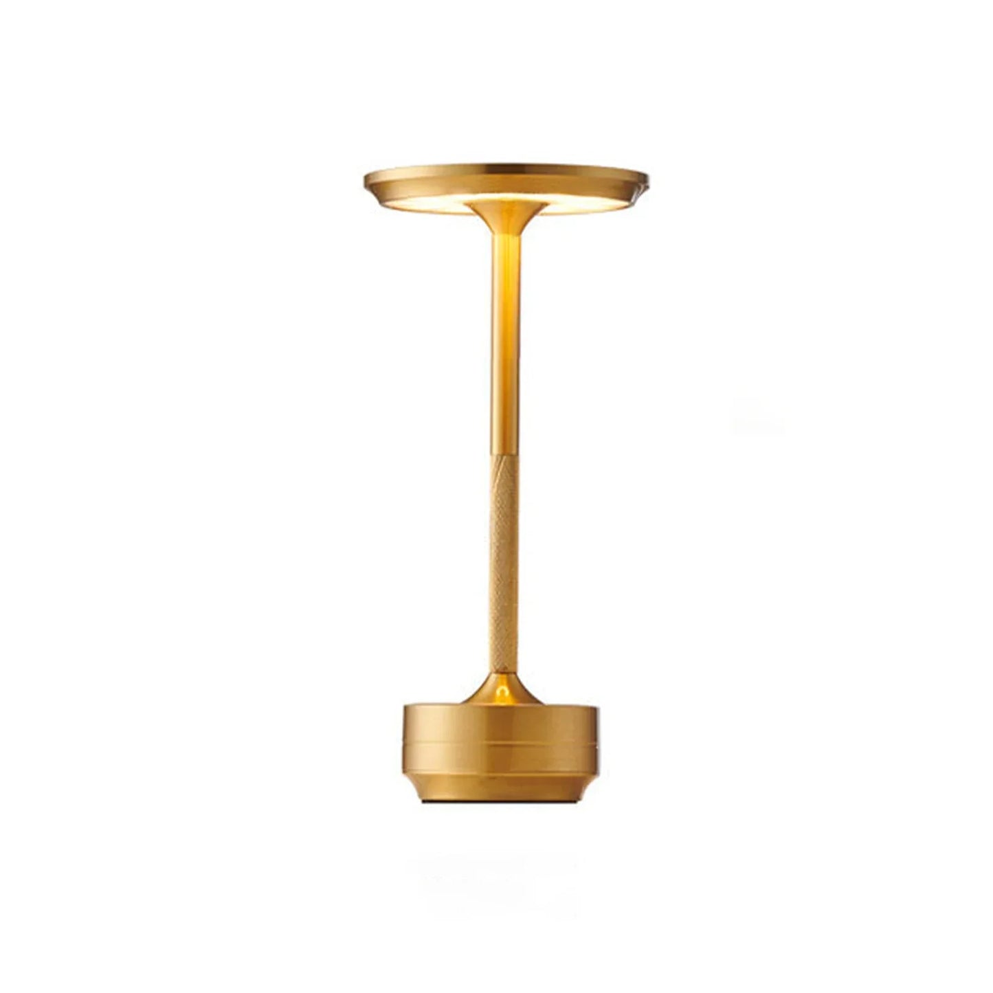 Cordless Rechargeable Modern Aura Table Lamp with Touch Controls | Wireless LED Light for Modern Side Tables and Office Desks | Minimalist Table Lamp