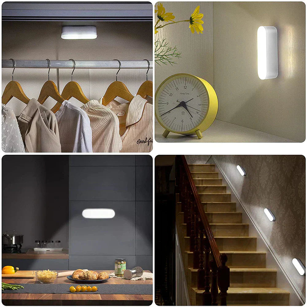 Smart Motion Sensor Wall Lamp | Wireless, Rechargeable & Ideal for Dark Corridors and Stairwells