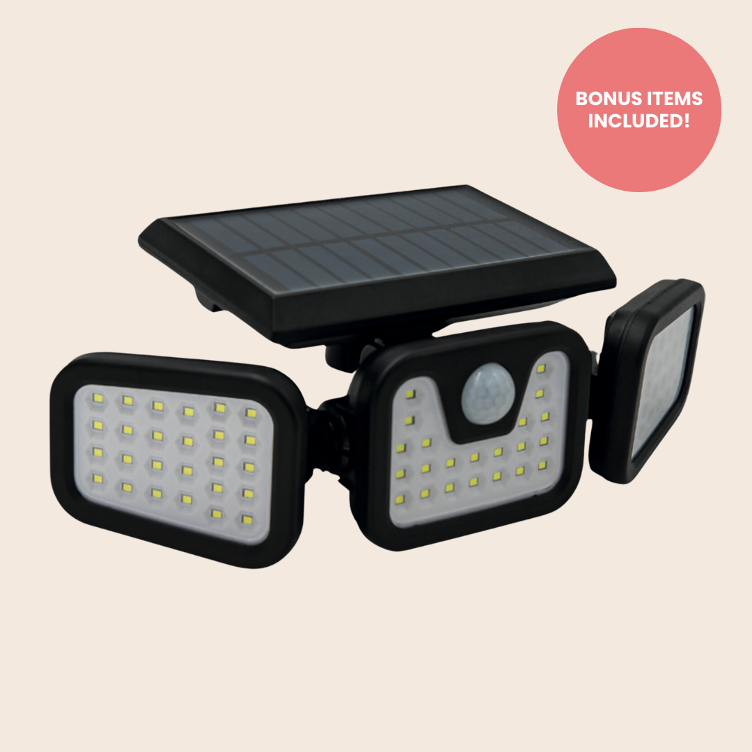 Solar-Powered Outdoor Lights – Panta Trio with Motion Sensor for Garden & Security Lighting