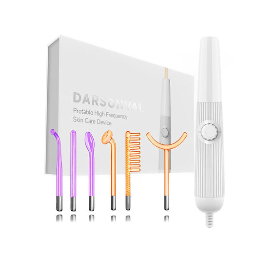 Elysium Glow | Professional High-Frequency Facial Wand | Anti-Aging Skin Rejuvenation Device for Home Use & Spa Treatments