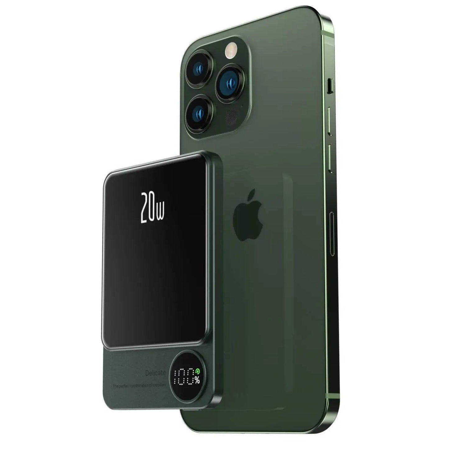Sleek Magnetic Fast Charging Power Bank – Wireless, High-Capacity Backup Battery for All Devices