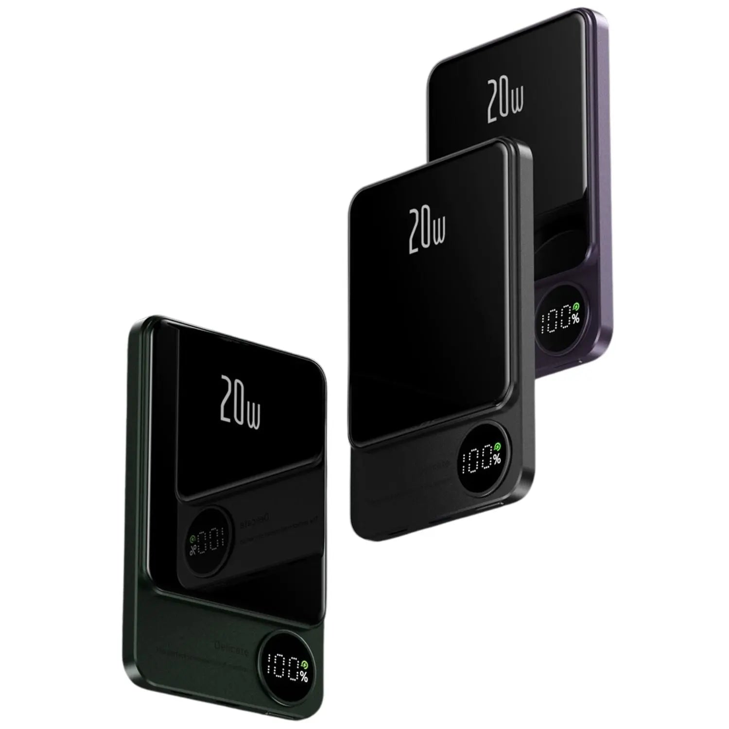 Sleek Magnetic Fast Charging Power Bank – Wireless, High-Capacity Backup Battery for All Devices