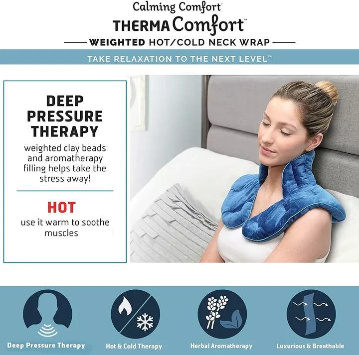 Weighted Neck and Shoulder Wrap-Hot & Cold Therapy