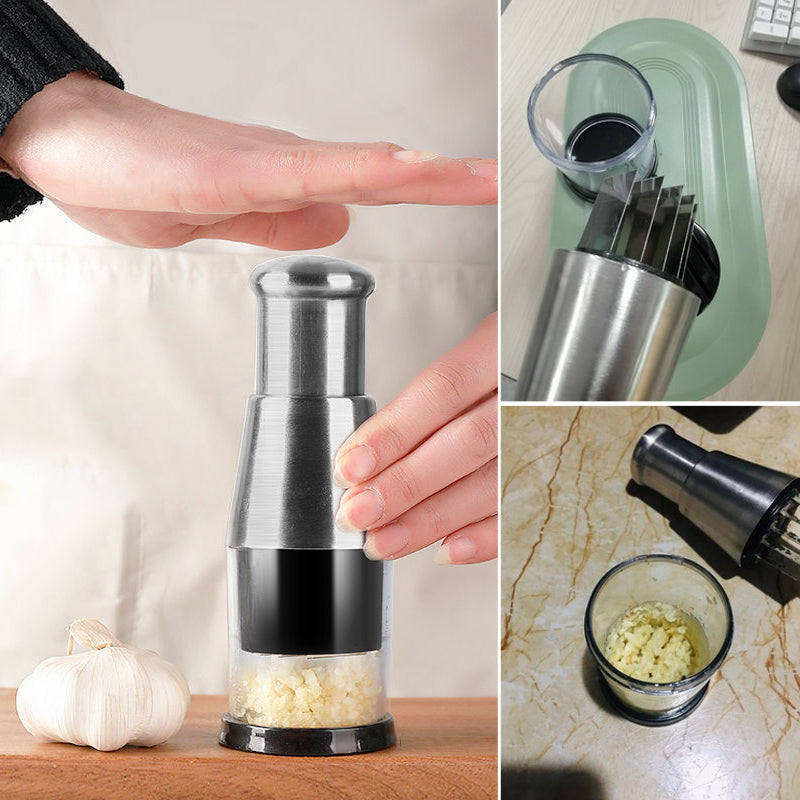 GarlicMaster | Efficient Garlic Press for Quick Crushing & Easy Cleanup in Kitchen Cooking