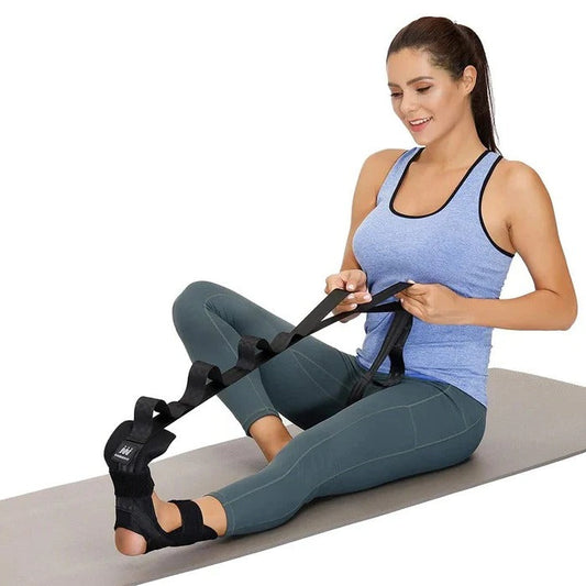 Leg Stretcher Strap For Foot, Calf, and Lower Back Pain Relief