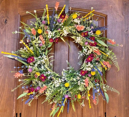 Texas Wildflower Wreath