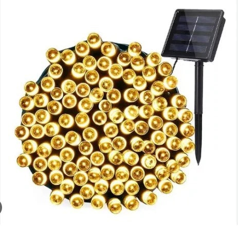 300 LED Lumify Solar Fairy Lights - Warm White Lights for Garden Decor