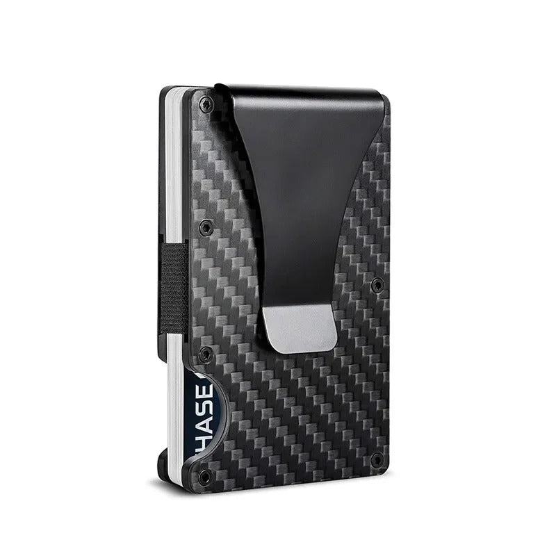 Titanium Matte Cobalt Card Holder – Slim & Stylish RFID Wallet for Men & Women