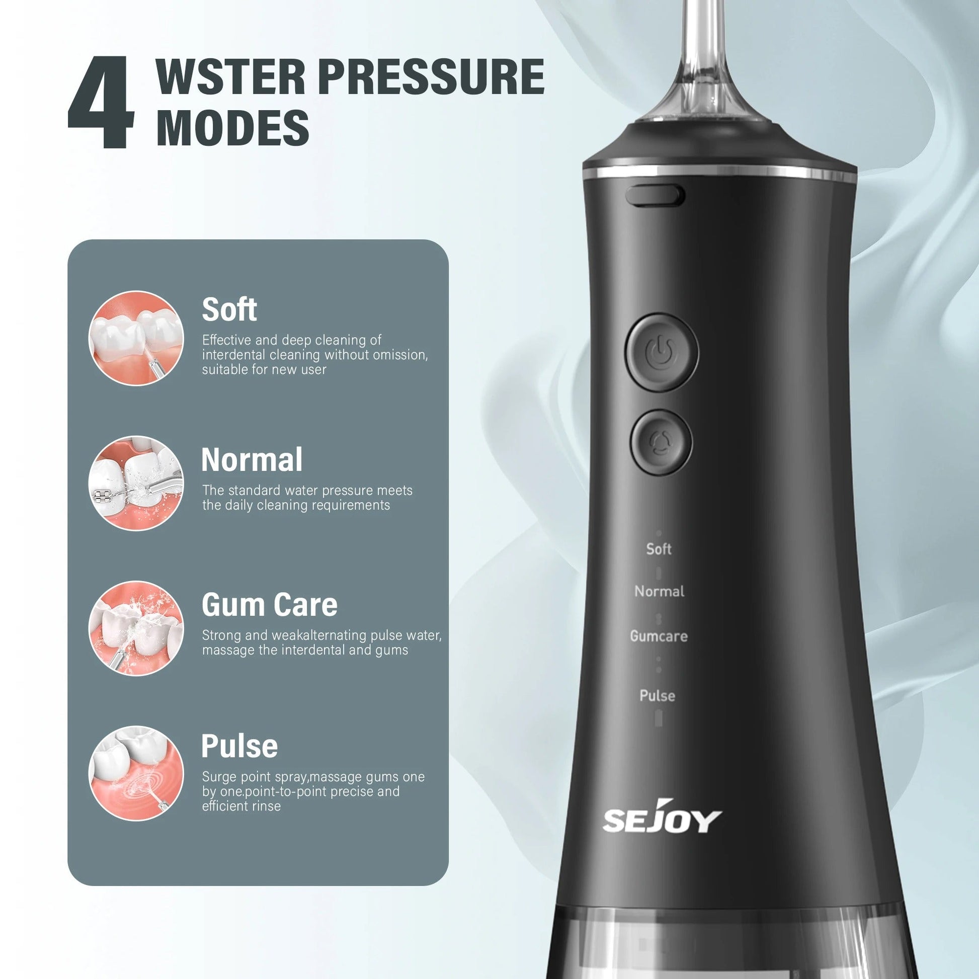 FlossPro™ Water Flosser | 4 in 1 Wireless Water Flosser