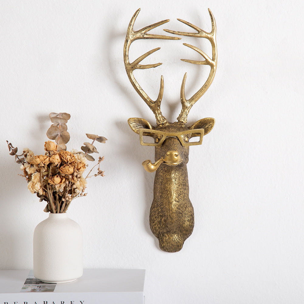 Realistic Frankie Deer Head Wall Mount for Rustic Home Decor & Cabin Wall Art