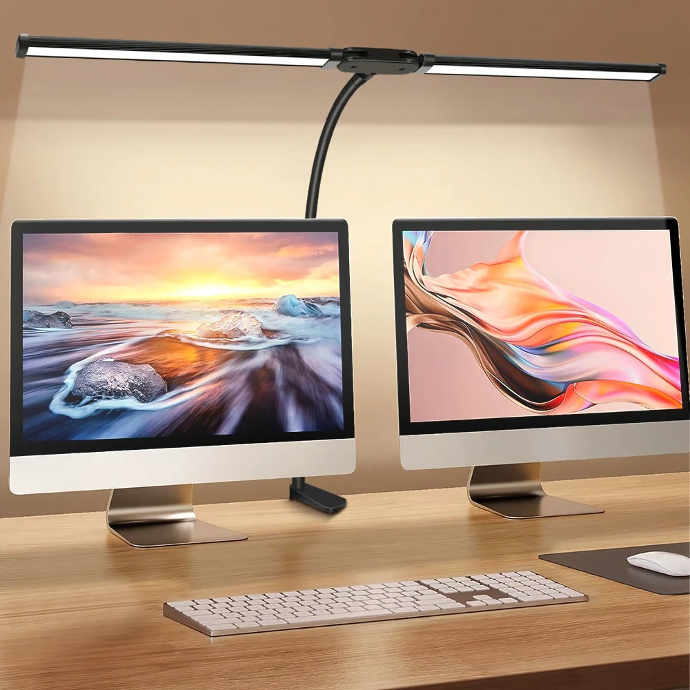 Double-Head LED Desk Lamp | Lighting Solution for Study, Work & Office Use