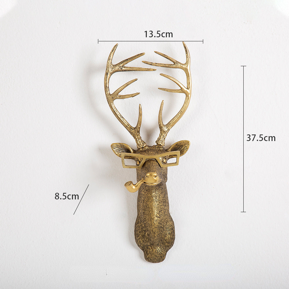 Realistic Frankie Deer Head Wall Mount for Rustic Home Decor & Cabin Wall Art